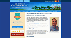 Desktop Screenshot of edsimonchiropractic.com