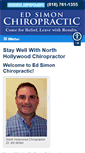 Mobile Screenshot of edsimonchiropractic.com